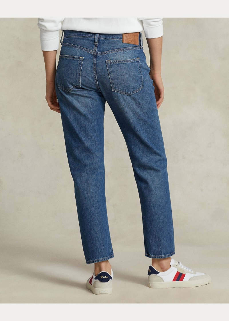 Jeans The Slim Boyfriend Mujer Azules | YGDR36428 - vista 2