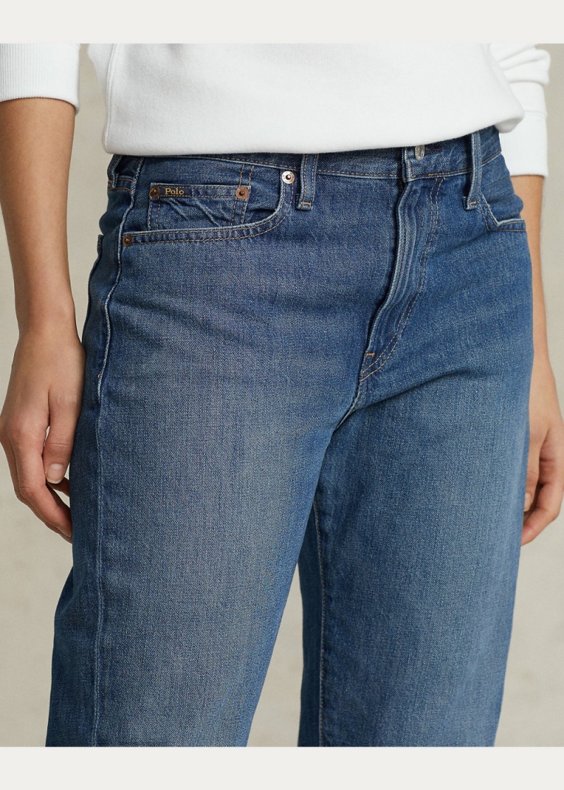 Jeans The Slim Boyfriend Mujer Azules | YGDR36428 - vista 3