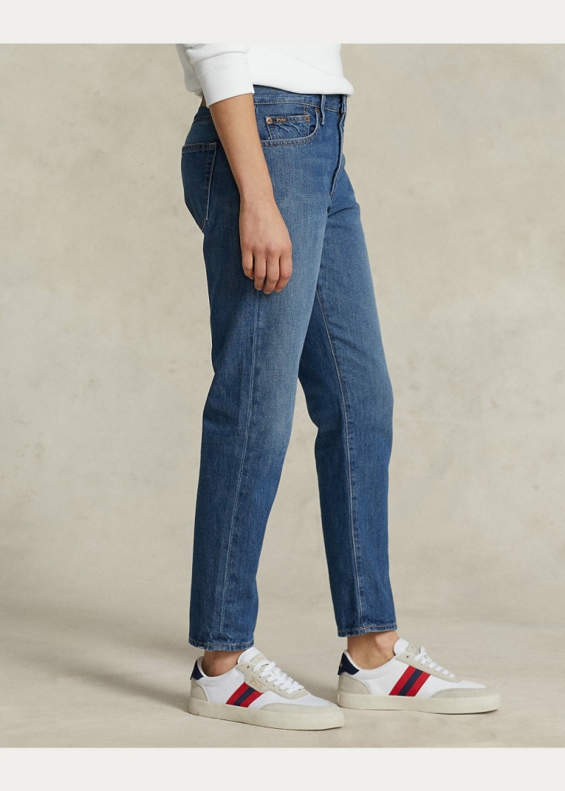 Jeans The Slim Boyfriend Mujer Azules | YGDR36428 - vista 6
