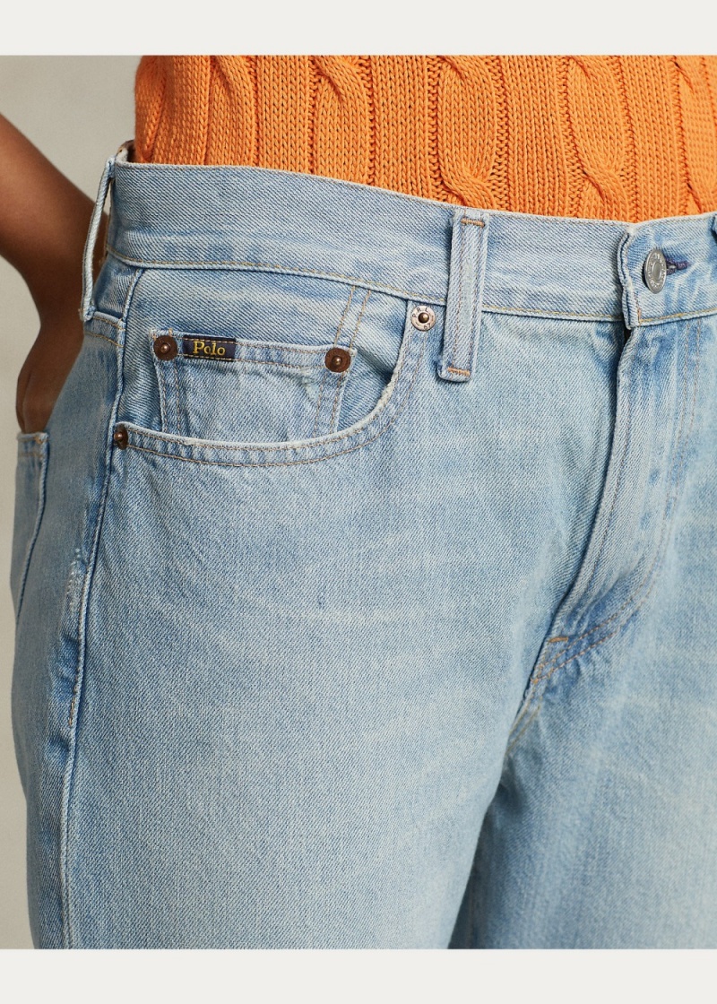 Jeans The Slim Boyfriend Mujer Azules | HGJN70598 - vista 3