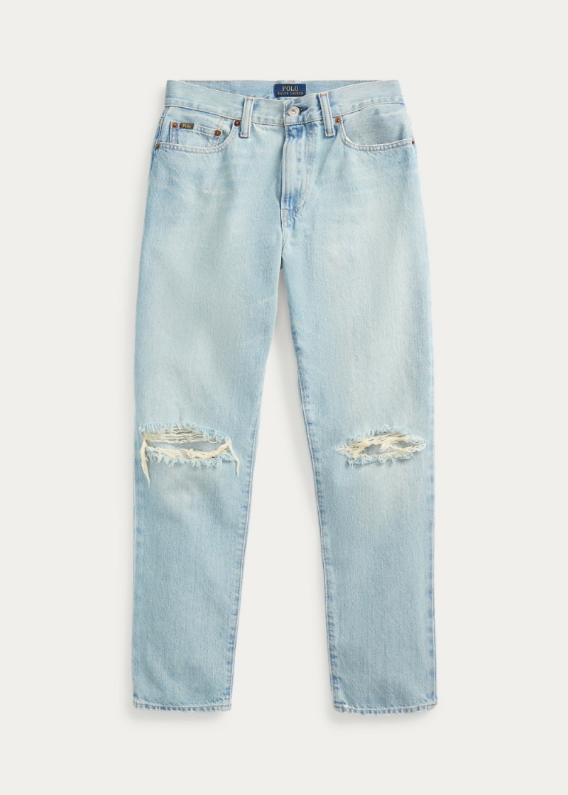 Jeans The Slim Boyfriend Mujer Azules | HGJN70598 - vista 4