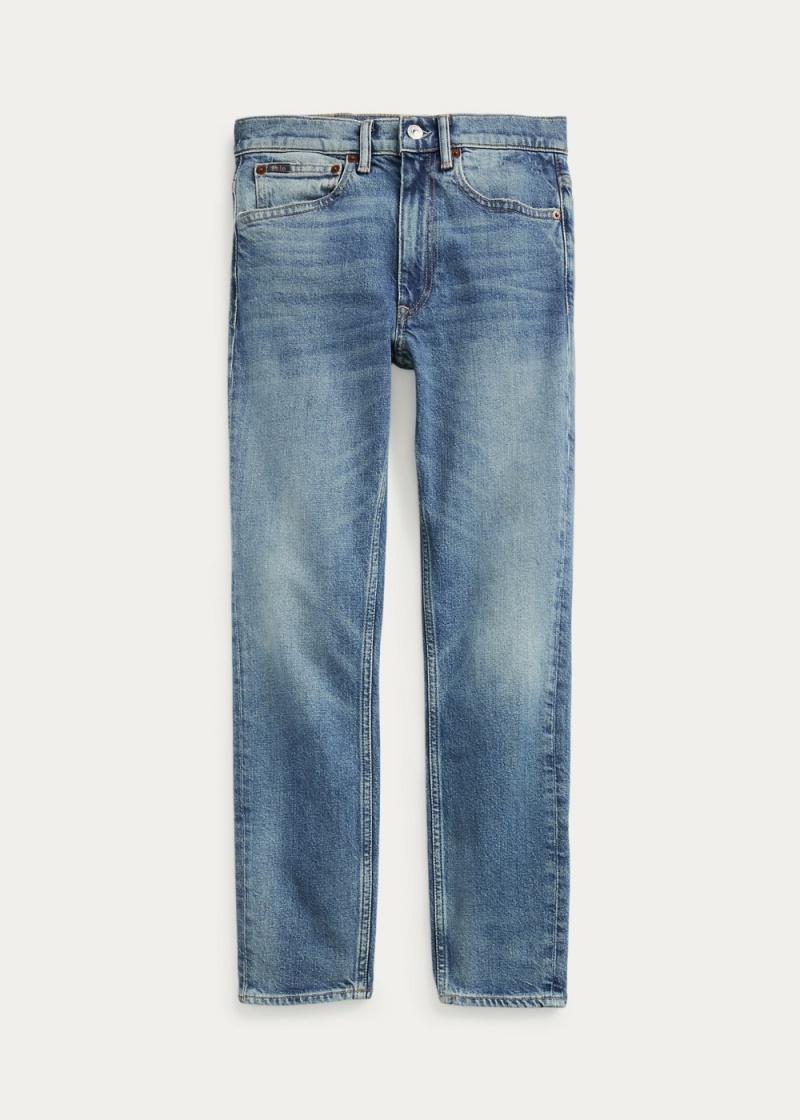 Jeans Tompkins Flaco Crop Mujer Azules | KCXI28917 - vista 4