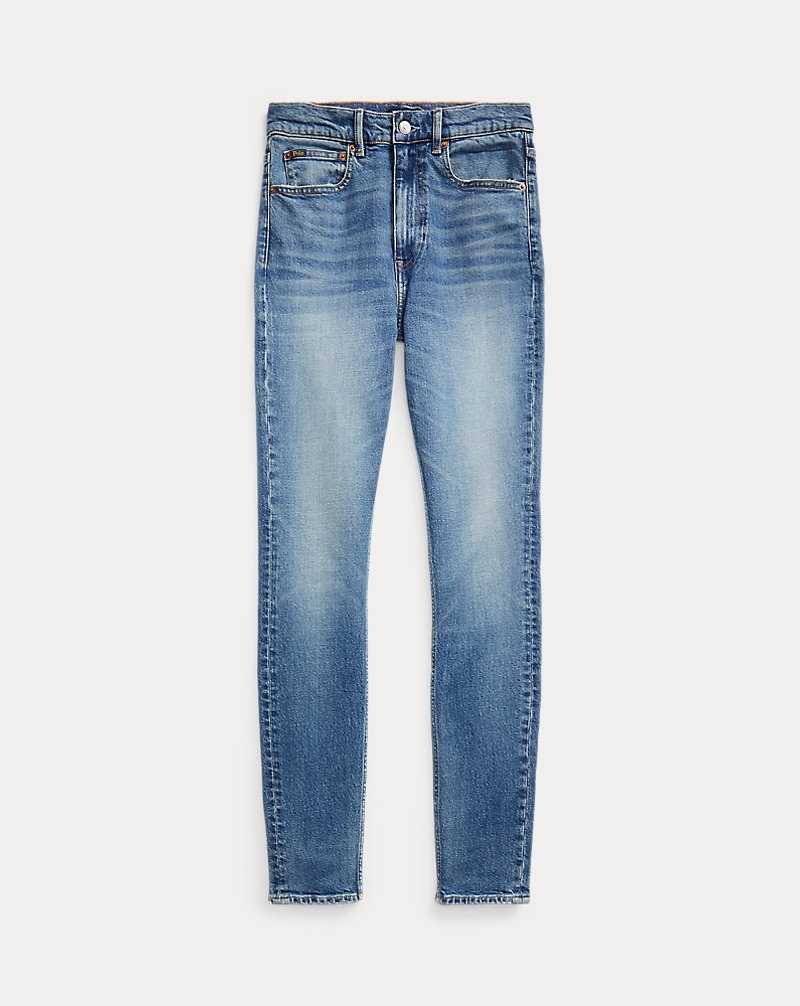 Jeans Ralph Lauren Tompkins High-Rise Super-Slim Mujer Azules | UNWPRZI-32 - vista 2