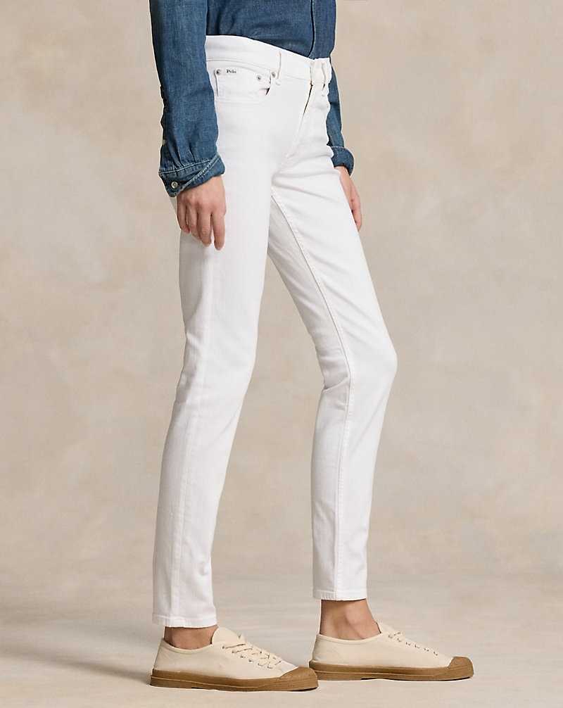 Jeans Ralph Lauren Tompkins Mid-Rise Super-Slim Mujer Azules | KIYEMGO-62 - vista 4