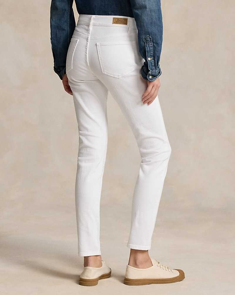 Jeans Ralph Lauren Tompkins Mid-Rise Super-Slim Mujer Azules | KIYEMGO-62 - vista 5