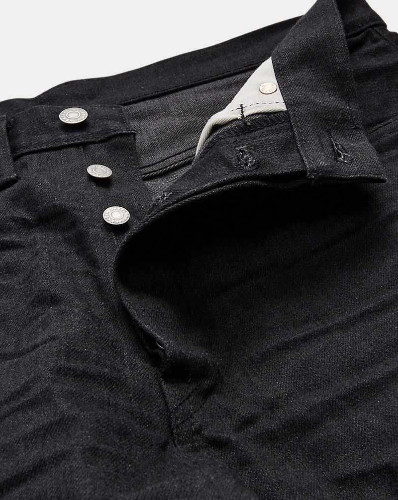 Jeans Ralph Lauren Vintage 5-Pocket Black Selvedge Hombre Negros Negros | ELGSDXH-14 - vista 5