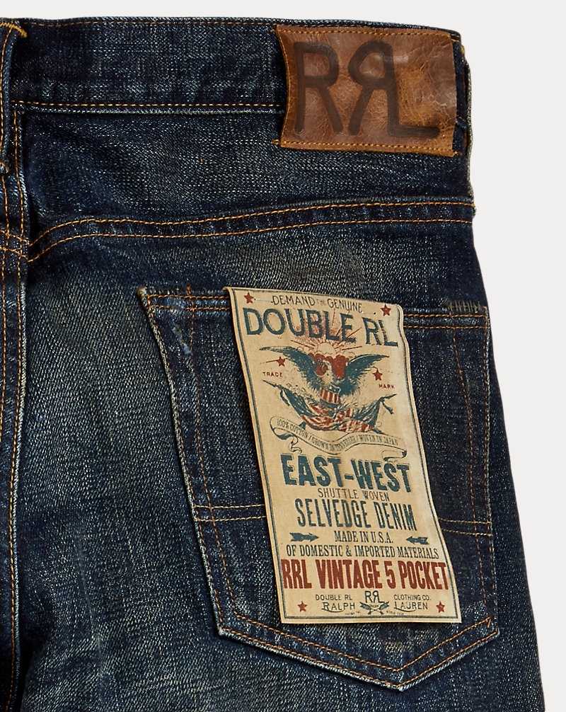Jeans Ralph Lauren Vintage 5-Pocket Givins Hombre Azules | ABHQNRU-72 - vista 5
