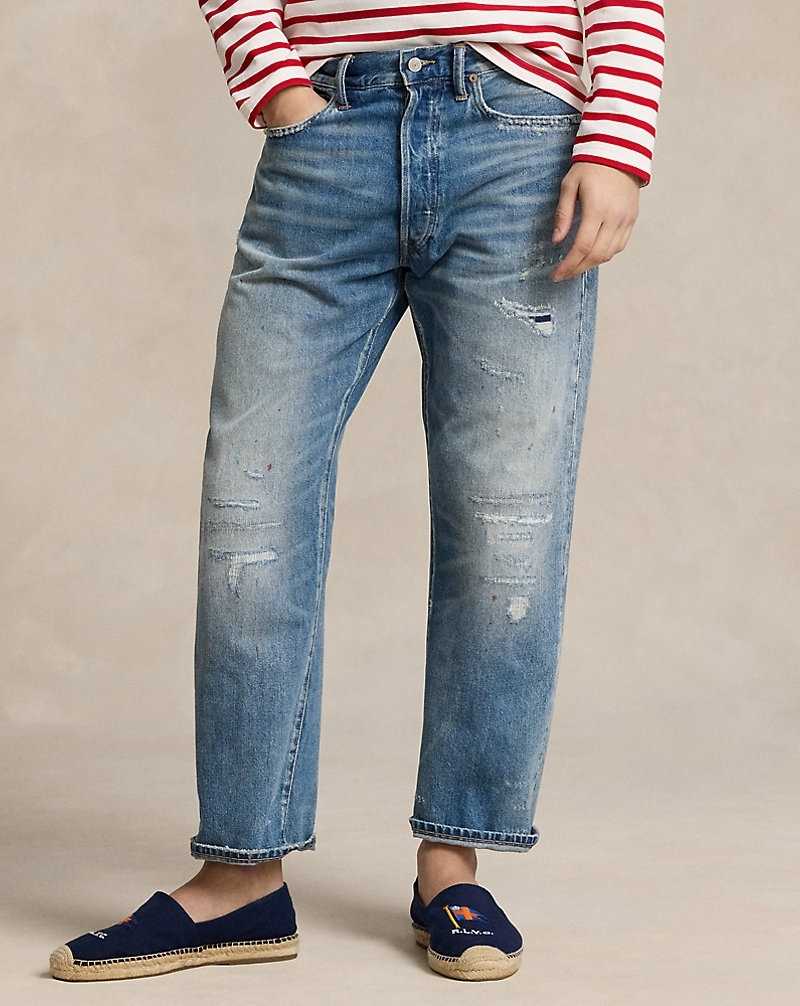 Jeans Ralph Lauren Vintage Classic Fit Distressed Hombre Surfview | XAQEIDL-51 - vista 3