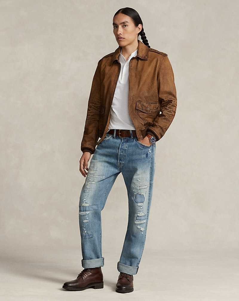 Jeans Ralph Lauren Vintage Classic Fit Distressed Hombre Coppit | IOHTXBL-21 - vista 1