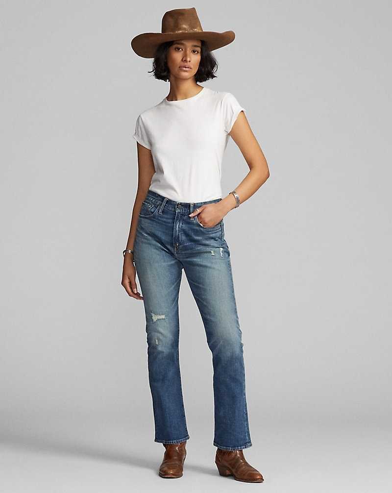 Jeans Ralph Lauren Vintage Eastbend Mujer Azules | CDPIGZQ-73 - vista 2