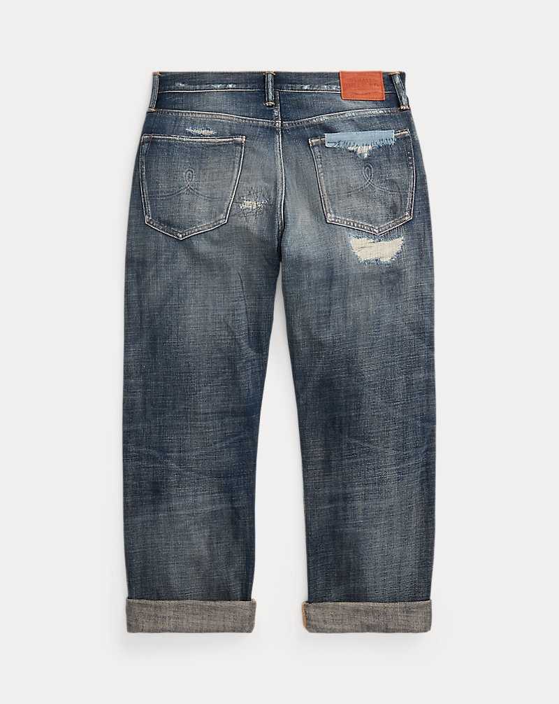 Jeans Ralph Lauren Vintage Five-Pocket Repaired Sumter Hombre Azules | REKWSYL-52 - vista 2