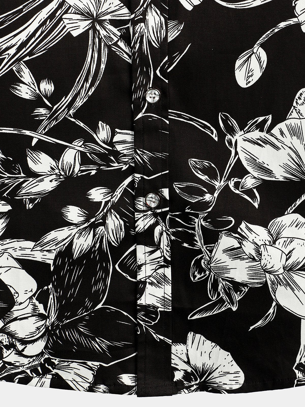Camisa Holiday Flower estampado de manga corta para hombre
