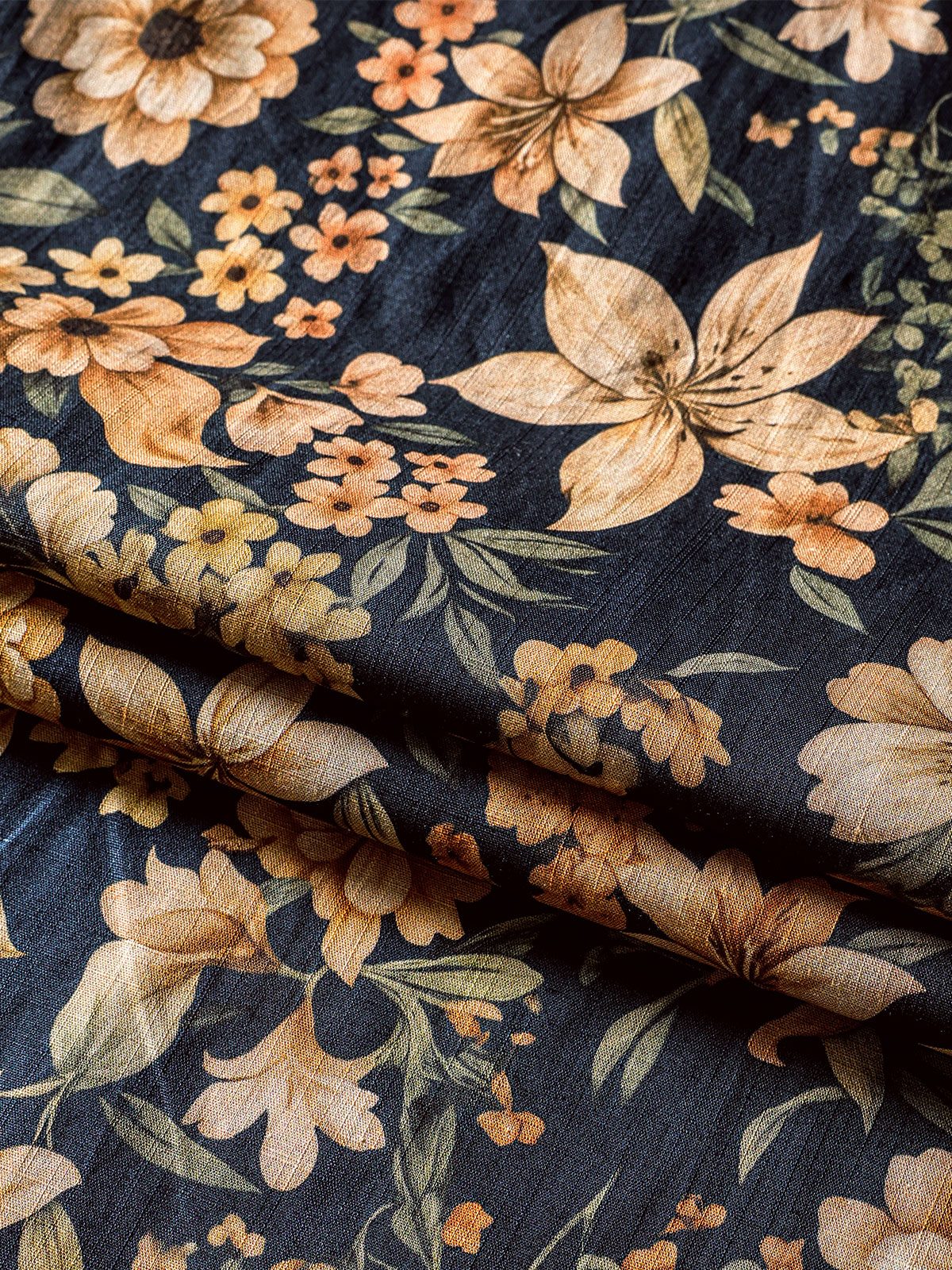 Camisa floral de manga corta con botones transpirable Cool Resort Summer para hombre