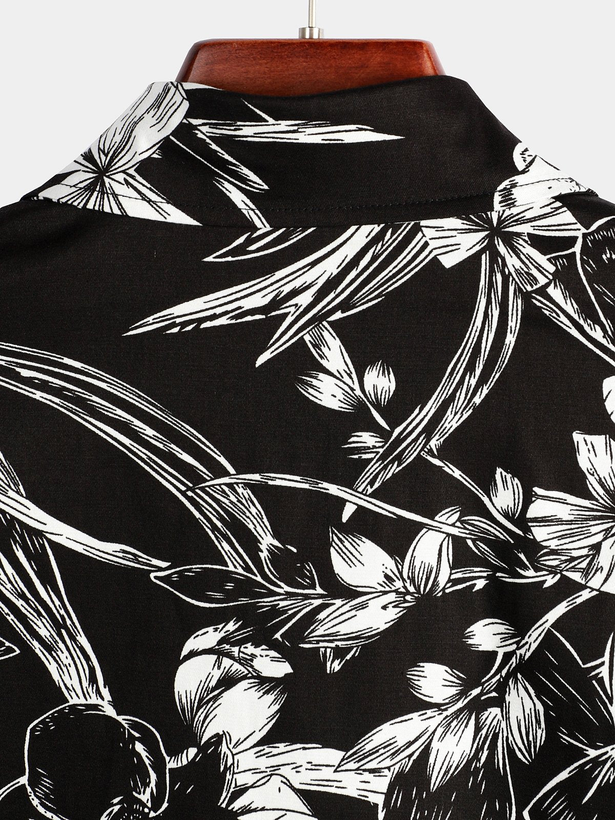 Camisa Holiday Flower estampado de manga corta para hombre