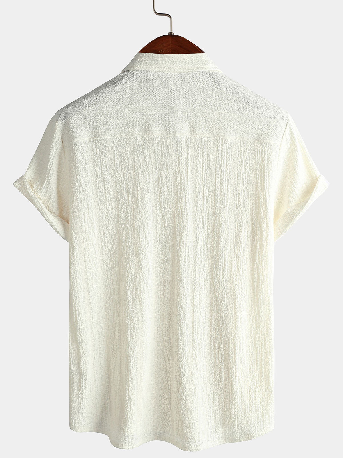 Camisa Summer Pocket casual de manga corta para hombre