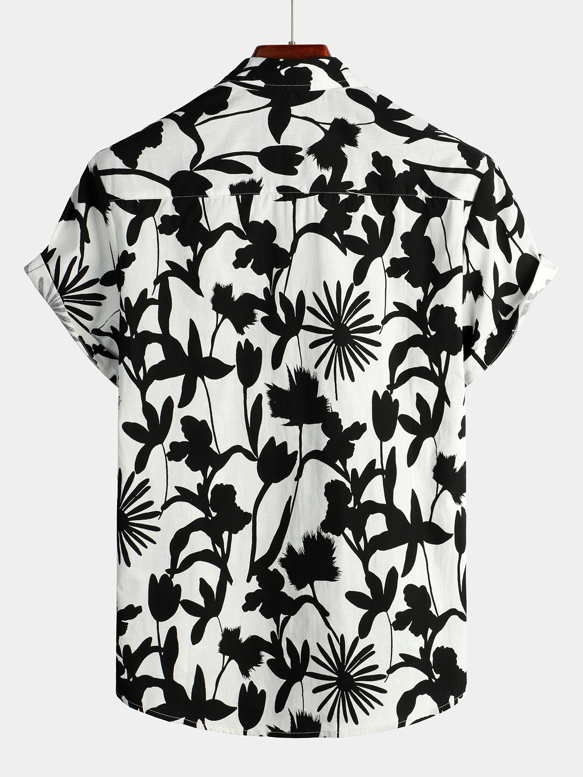 Camisa floral de algodón Tropical Hawaiian para hombre