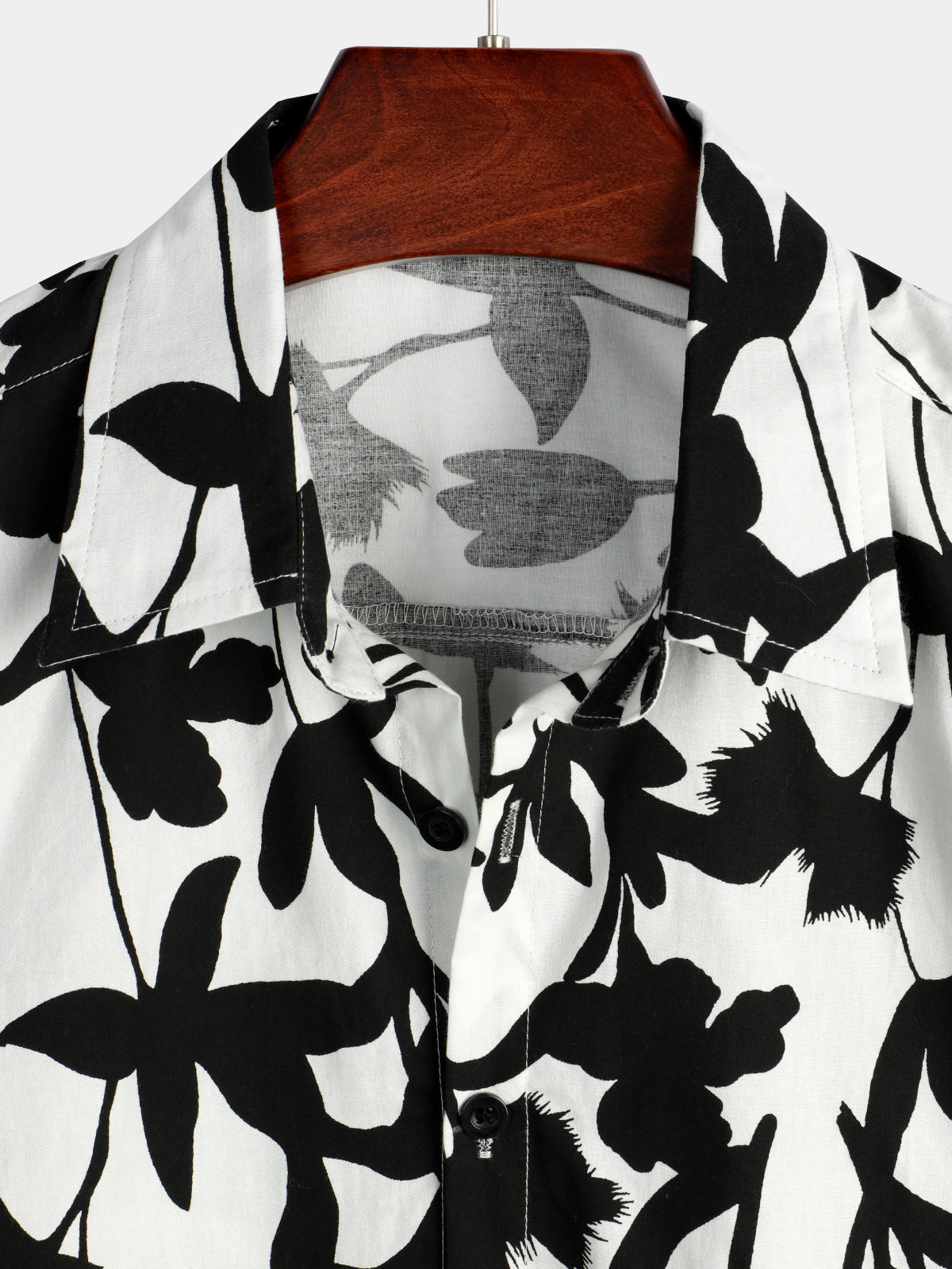 Camisa floral de algodón Tropical Hawaiian para hombre