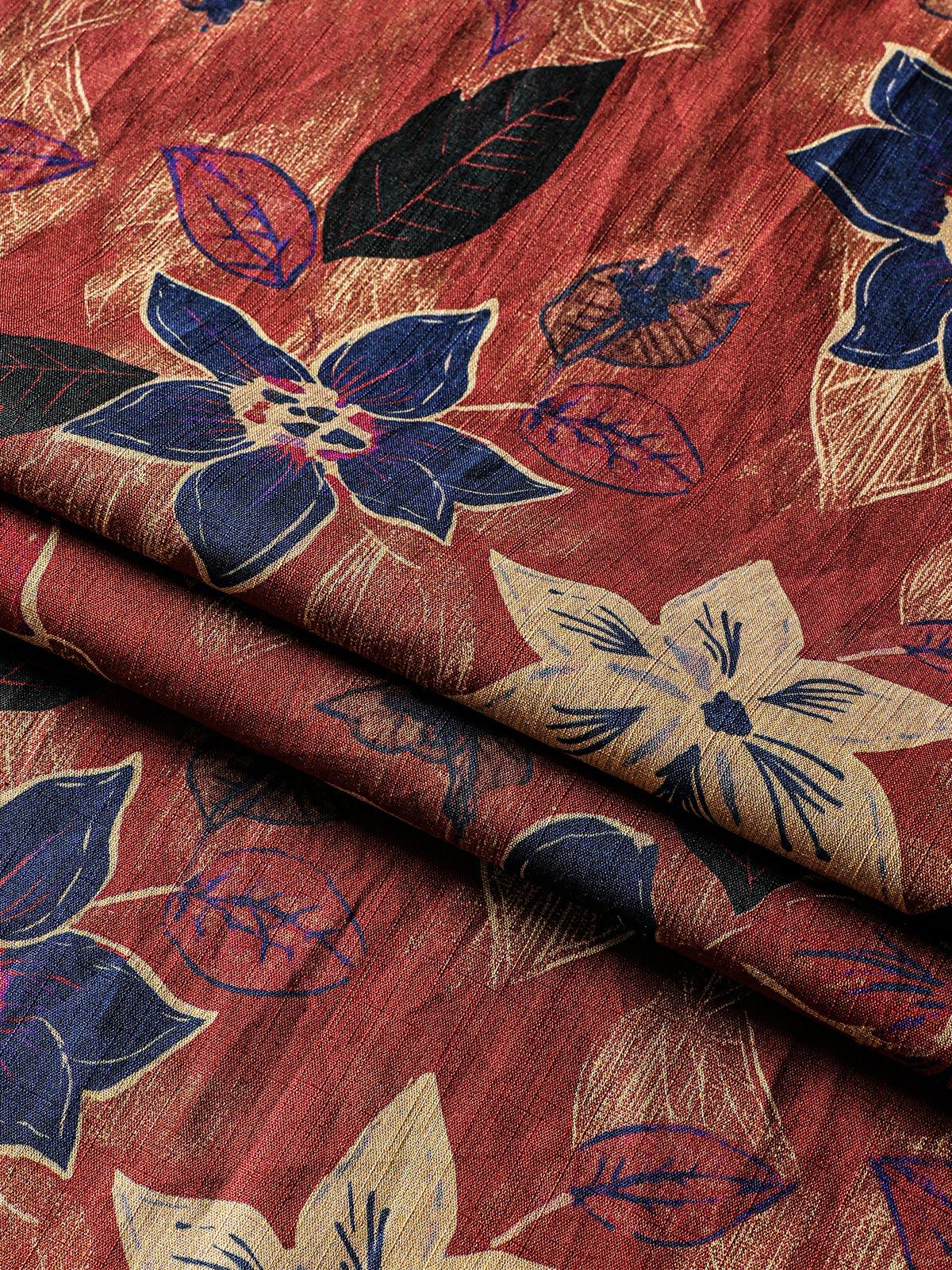Camisa clásico vintage floral de manga corta con botones transpirable Cool para hombre