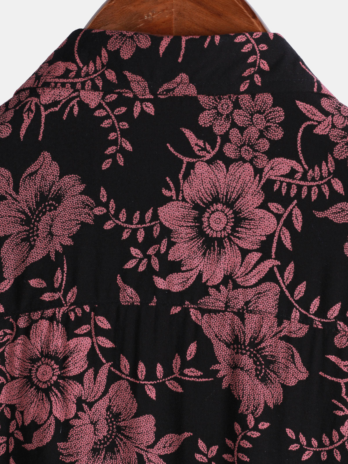 Camisa floral estampado vintage Flower Holiday transpirable Button Up Hawaiian de manga corta para hombre