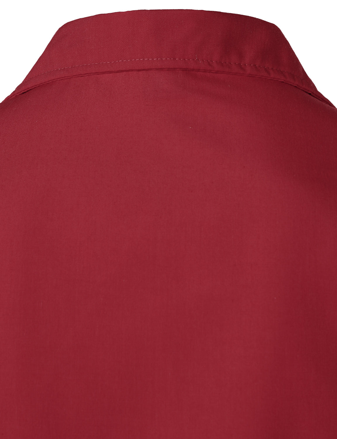 Camisa Red de manga corta Pocket Cuban Guayabera para hombre