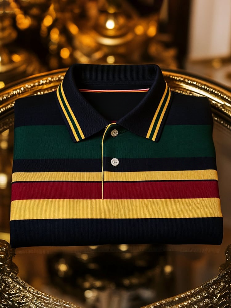 Camisa polo ejecutivo casual Button de manga corta para hombre