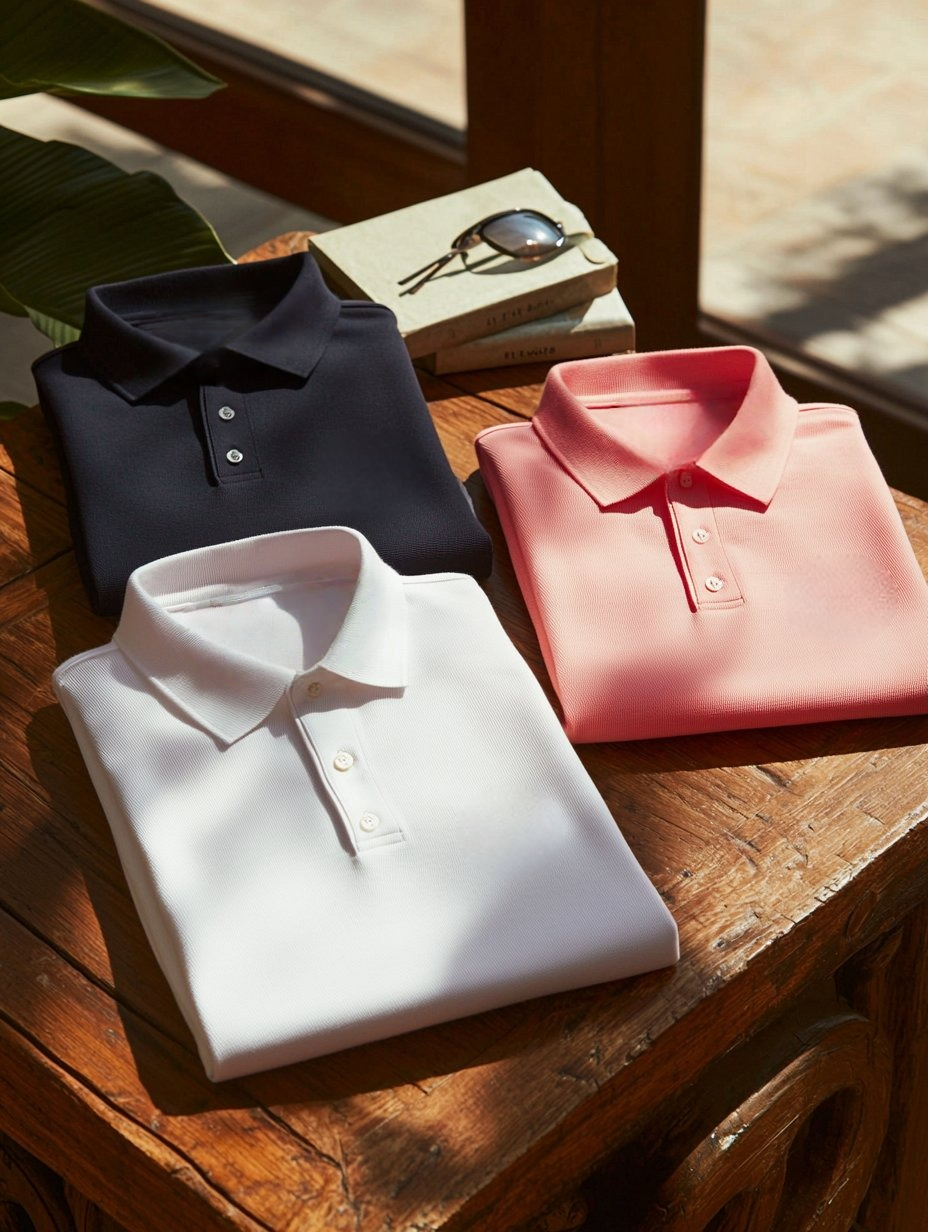 Camisa polo ejecutivo casual Button de manga corta para hombre