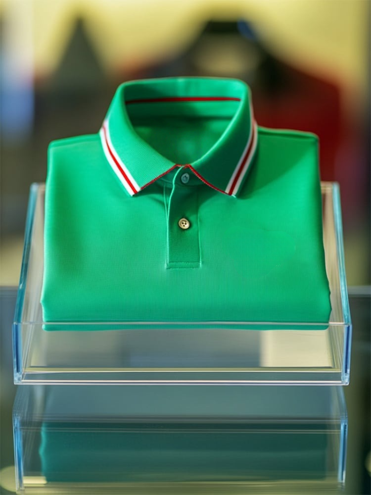 Camisa polo ejecutivo casual Button de manga corta para hombre