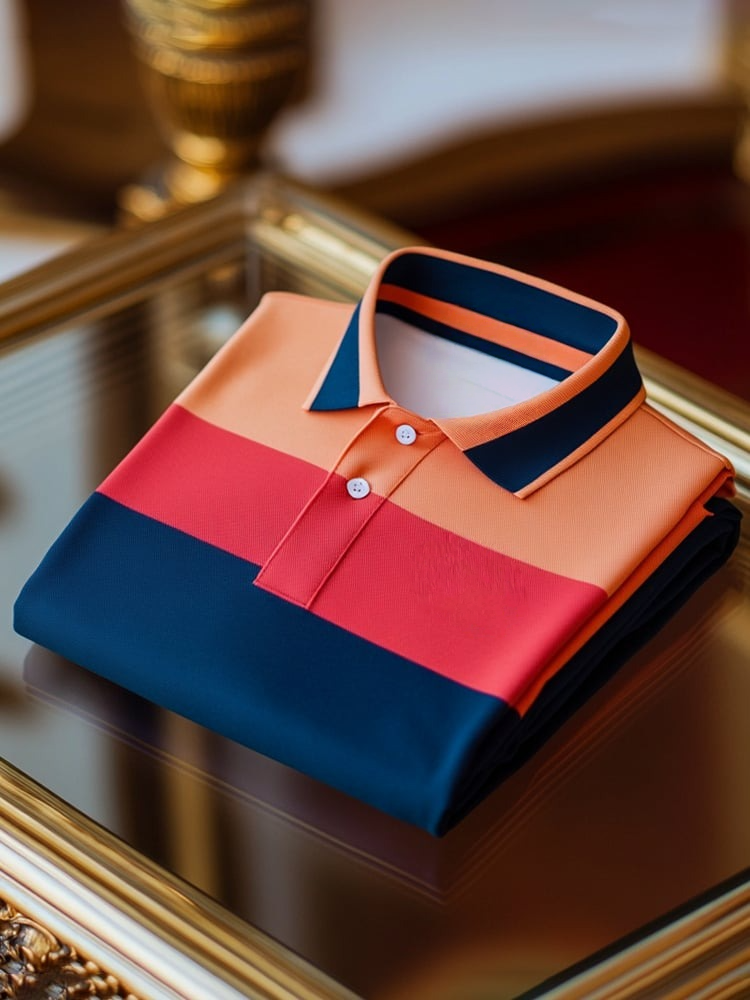Camisa polo ejecutivo de manga corta para hombre