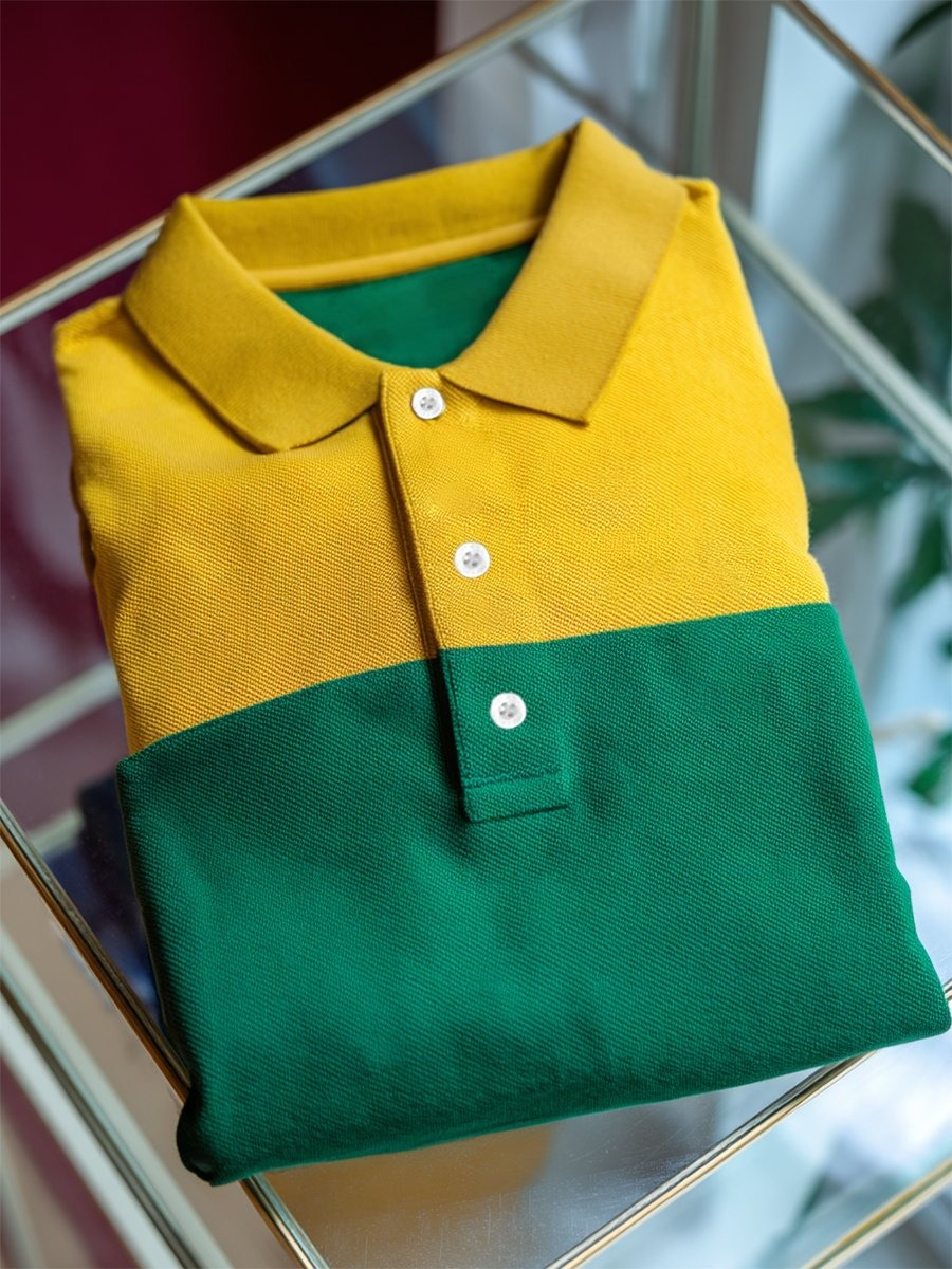 Camisa polo ejecutivo casual Button de manga corta para hombre