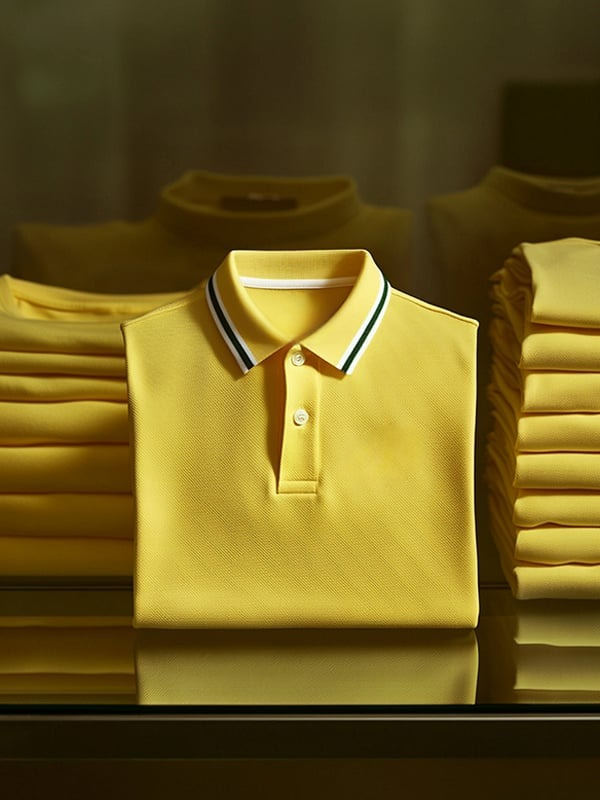 Camisa polo clásico ejecutivo Logo de manga corta para hombre