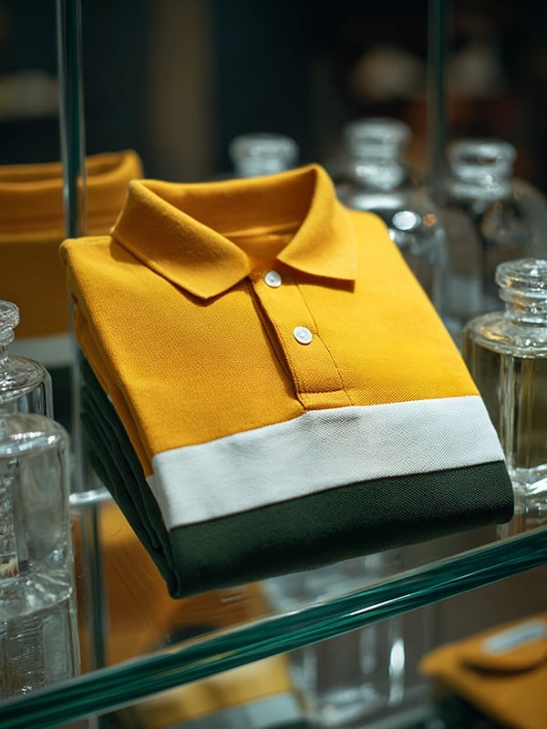 Camisa polo clásico ejecutivo Logo de manga corta para hombre