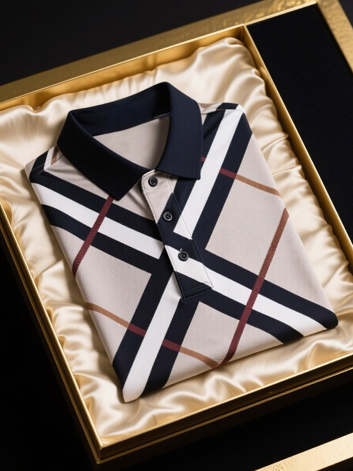 Camisa polo ejecutivo casual Button de manga corta para hombre
