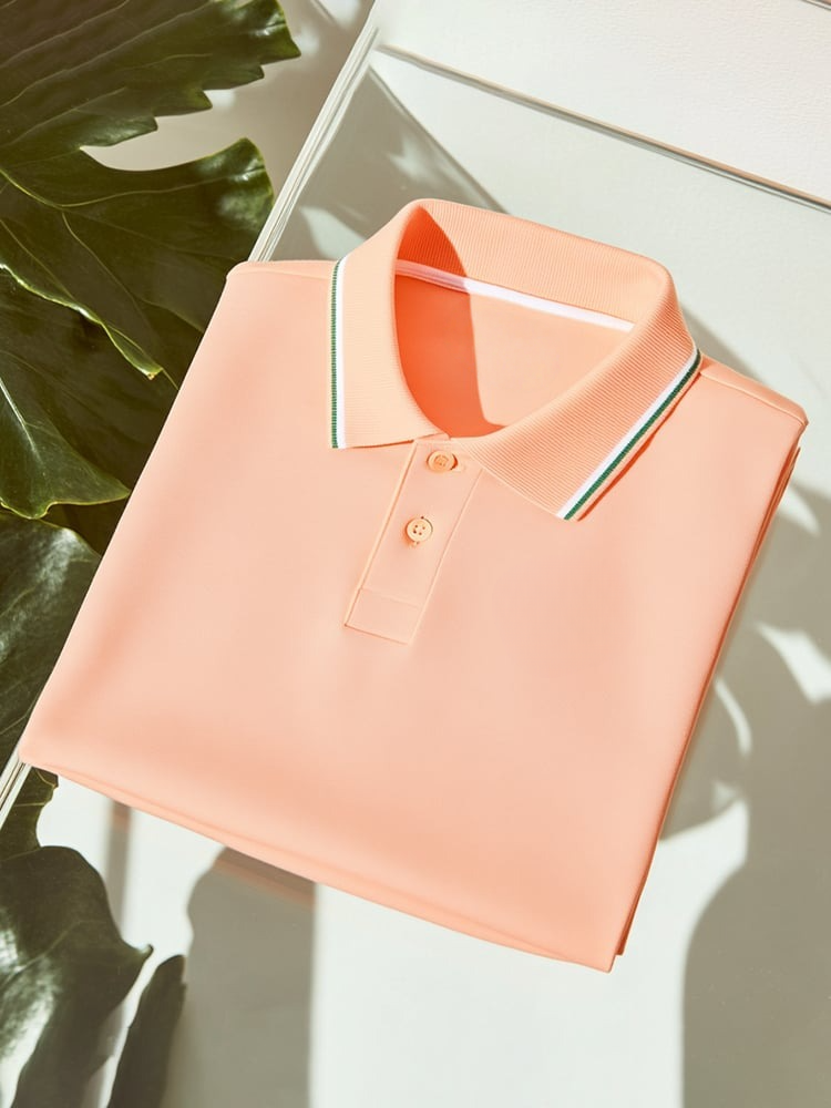Camisa polo ejecutivo casual Button de manga corta para hombre