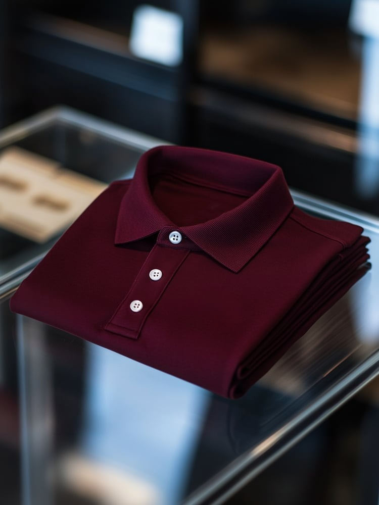 Camisa polo ejecutivo casual Button de manga corta para hombre