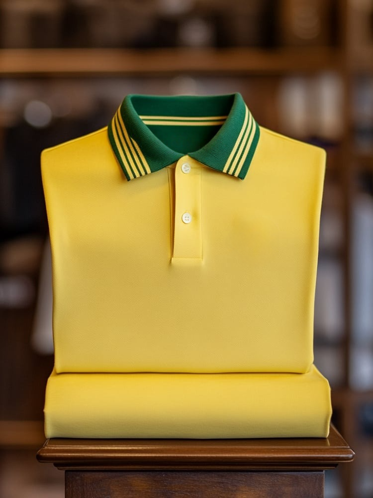 Camisa polo clásico ejecutivo Logo Button de manga corta para hombre