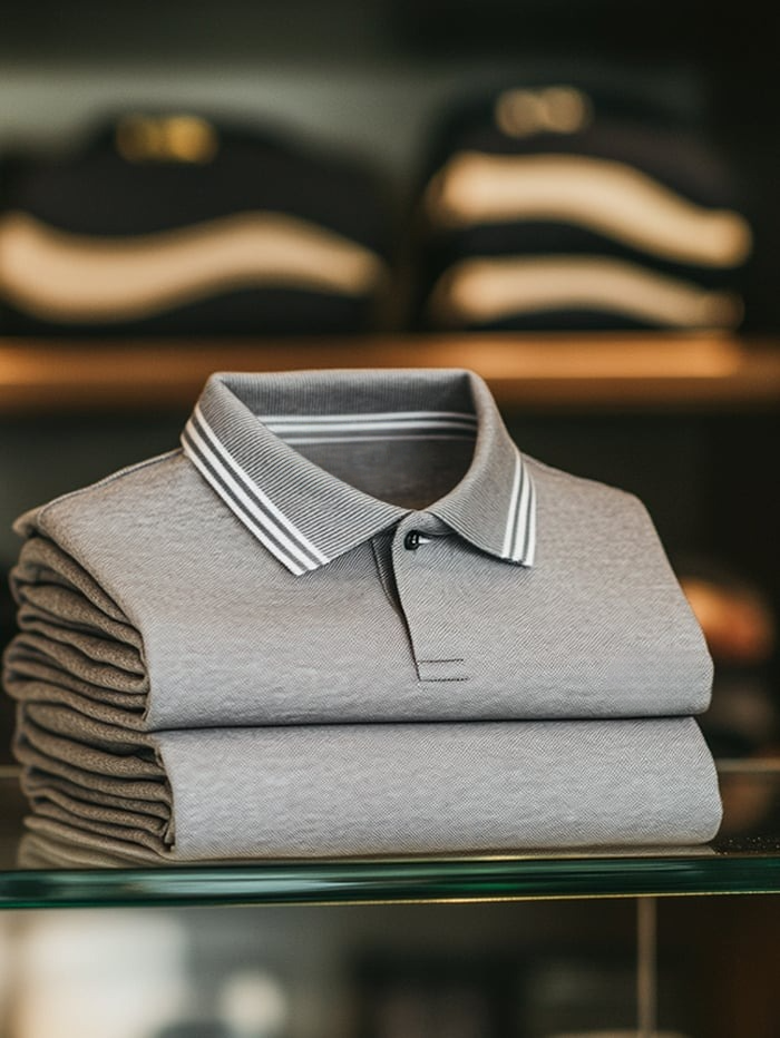 Camisa polo clásico ejecutivo Button de manga corta para hombre