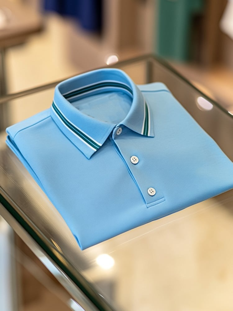 Camisa polo ejecutivo casual Button de manga corta para hombre