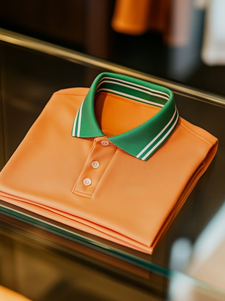 Camisa polo ejecutivo casual Button de manga corta para hombre