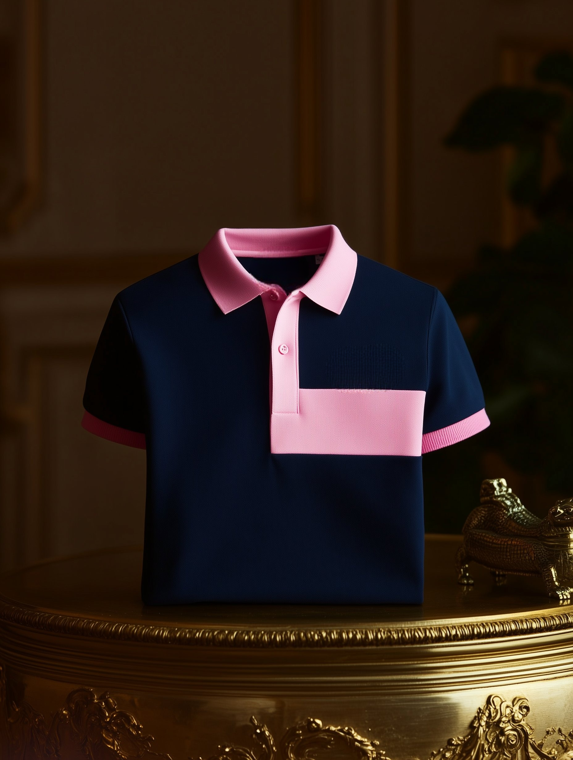 Camisa polo ejecutivo casual Button Old Money de manga corta para hombre