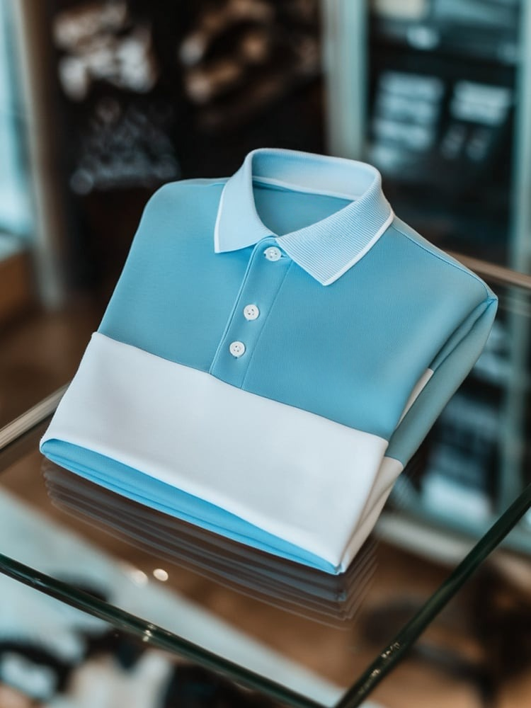 Camisa polo ejecutivo casual Button de manga corta para hombre