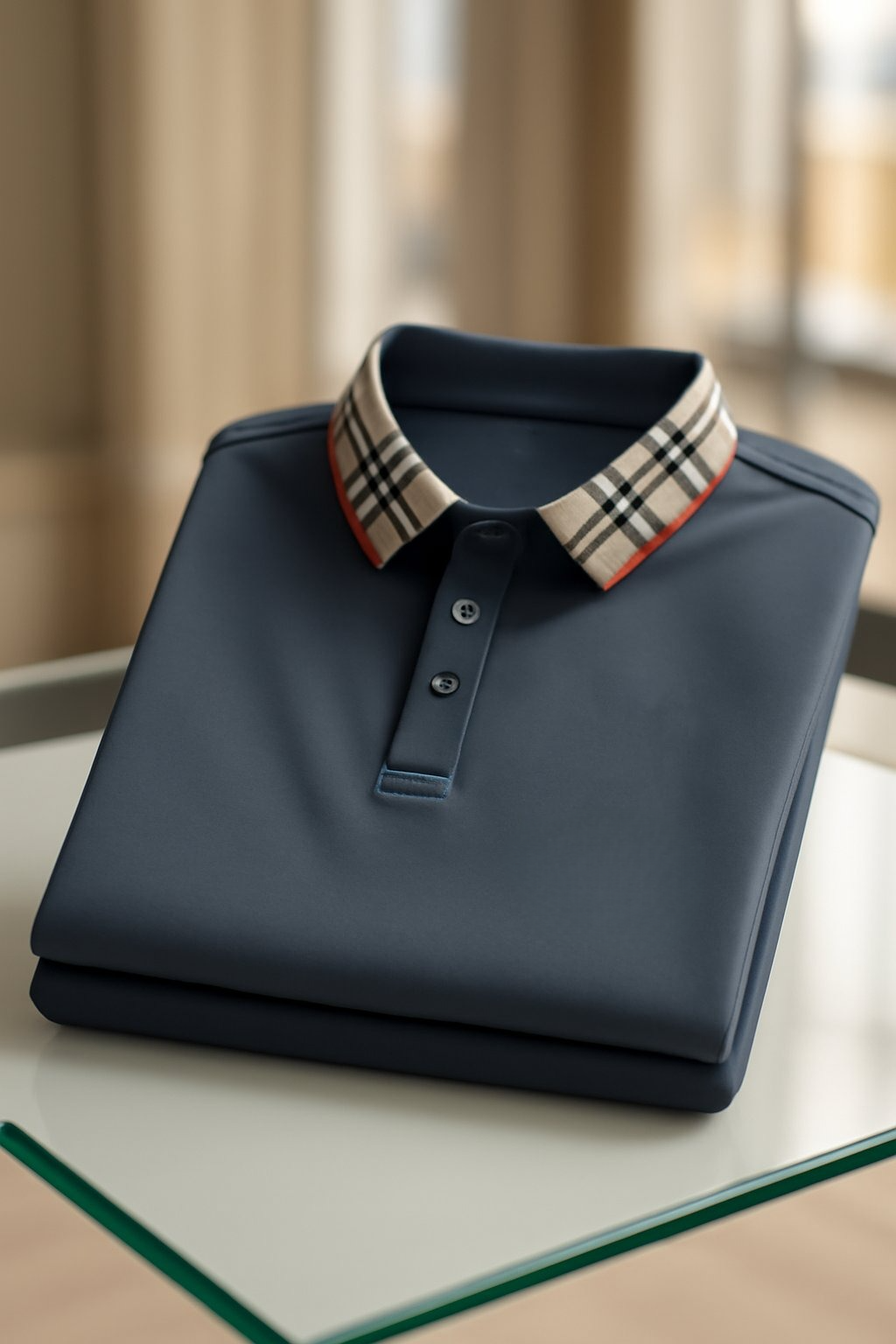 Camisa polo ejecutivo casual Button de manga corta para hombre