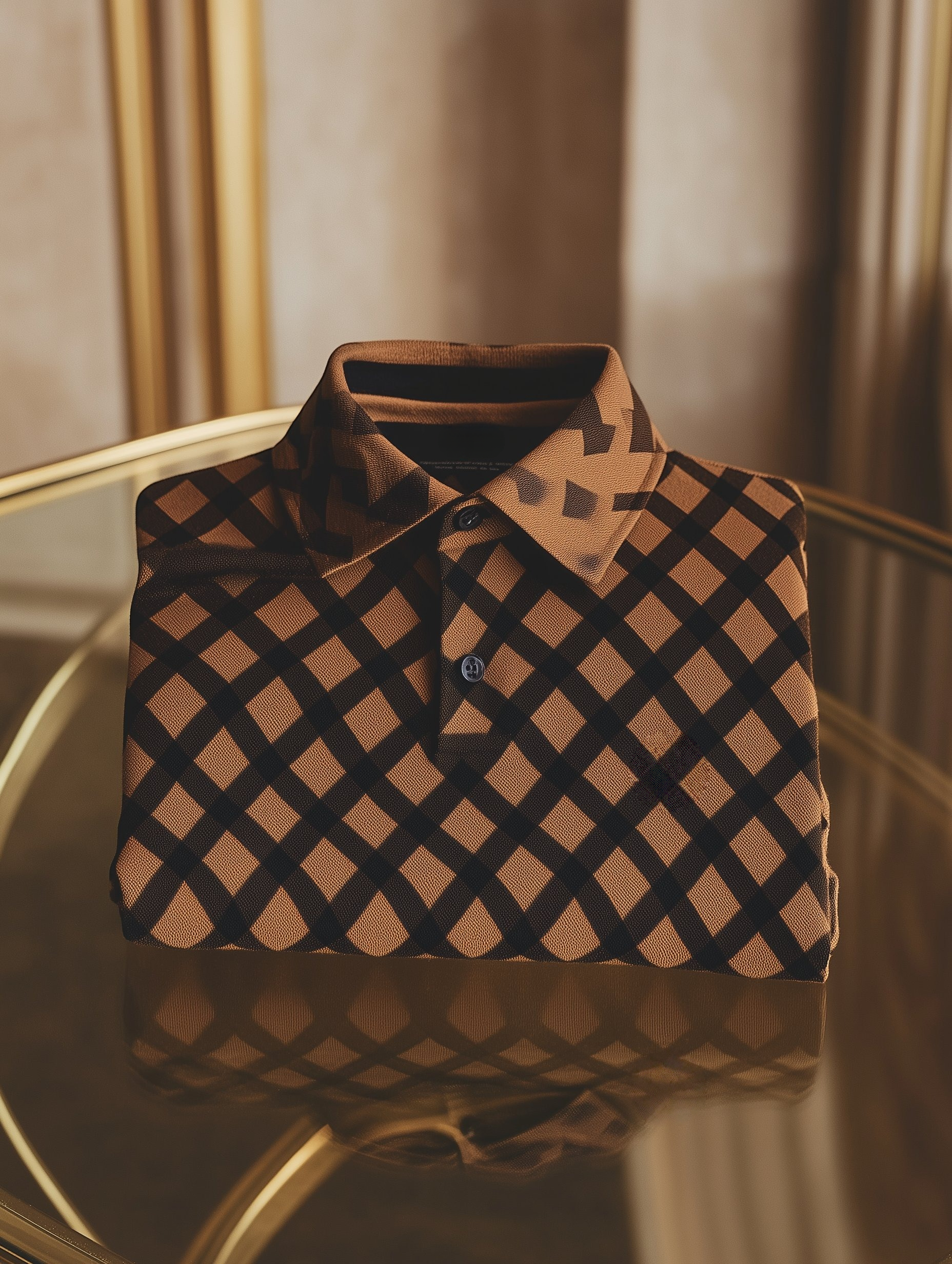 Camisa polo ejecutivo casual Button Old Money de manga corta para hombre