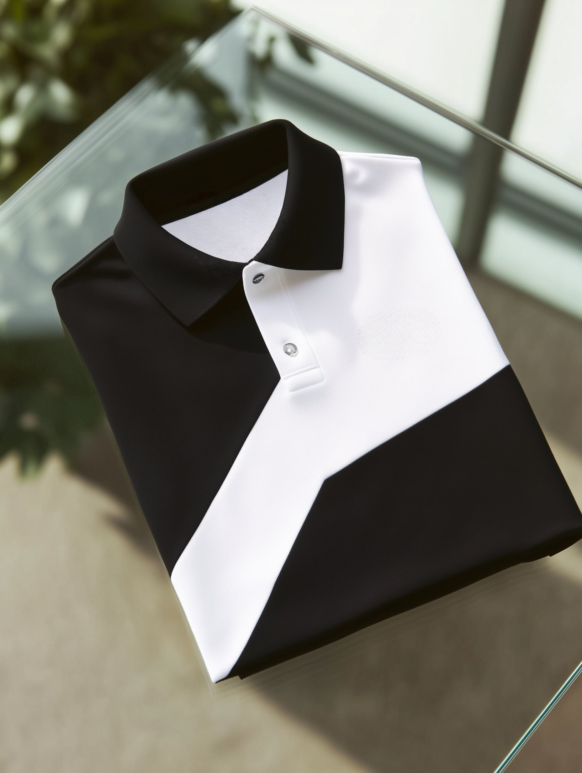 Camisa polo ejecutivo casual Button Old Money de manga corta para hombre