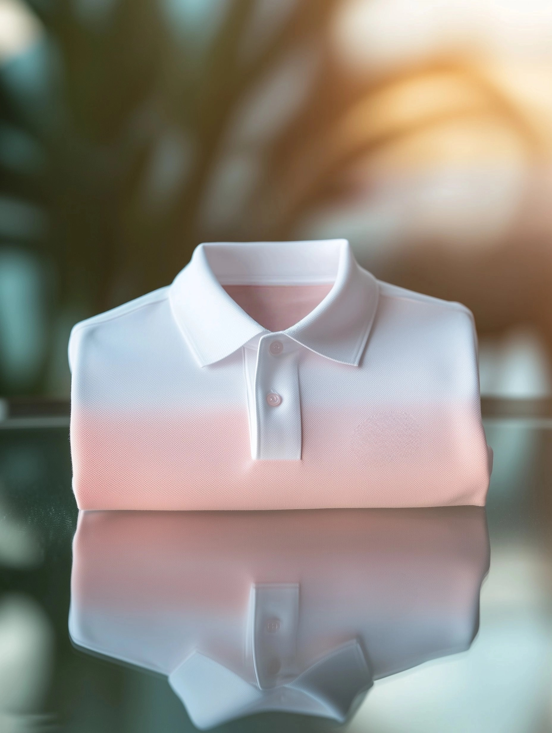 Camisa polo clásico ejecutivo Logo Button de manga corta para hombre