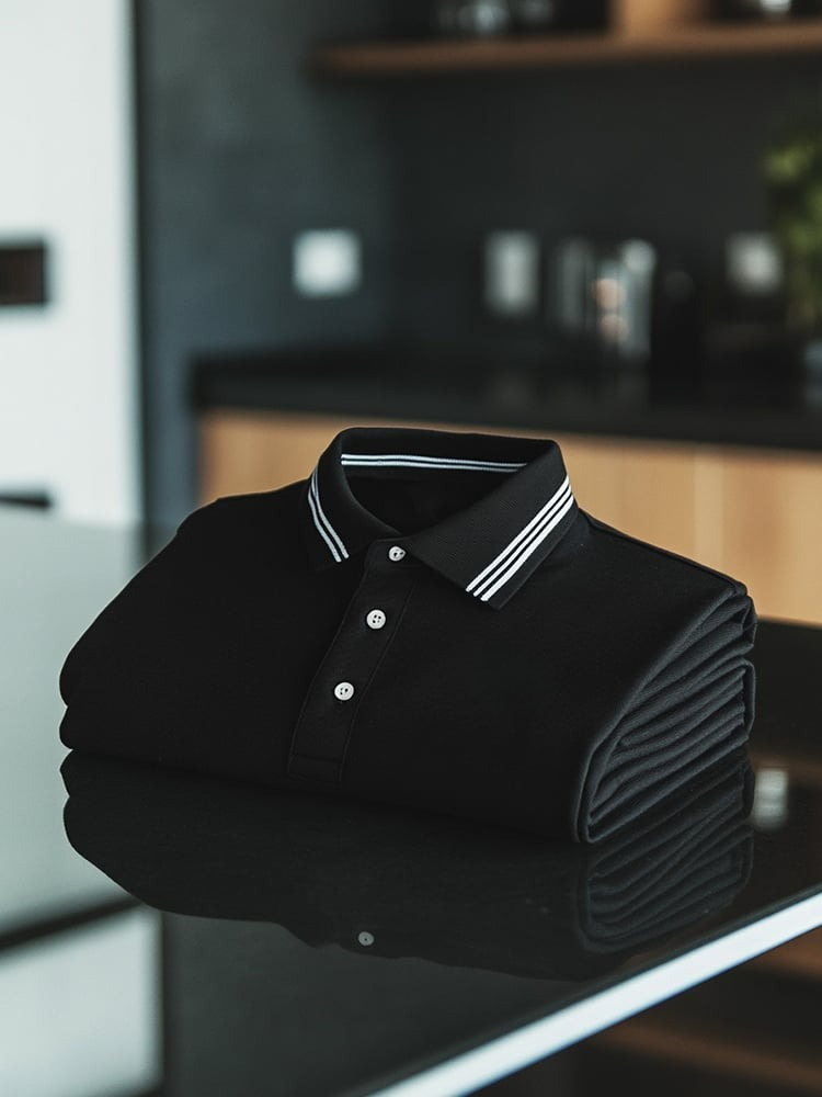 Camisa polo ejecutivo casual Button de manga corta para hombre
