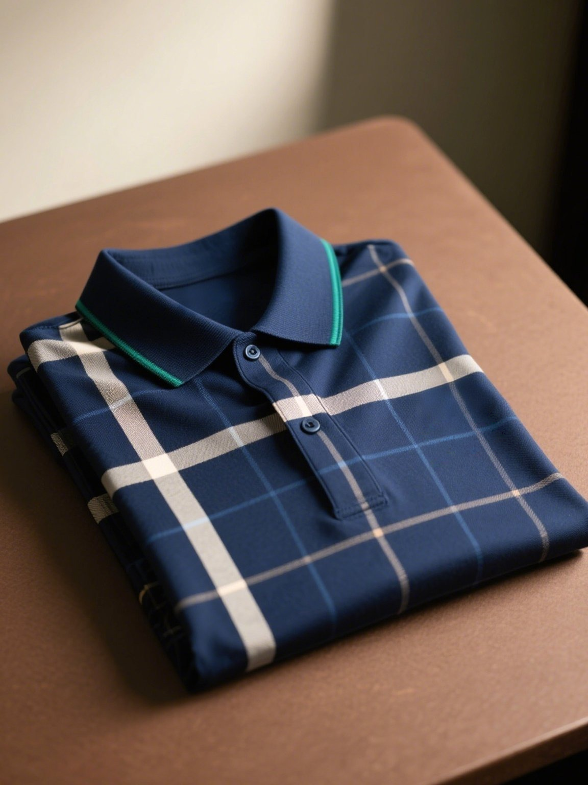 Camisa polo ejecutivo casual Button de manga corta para hombre