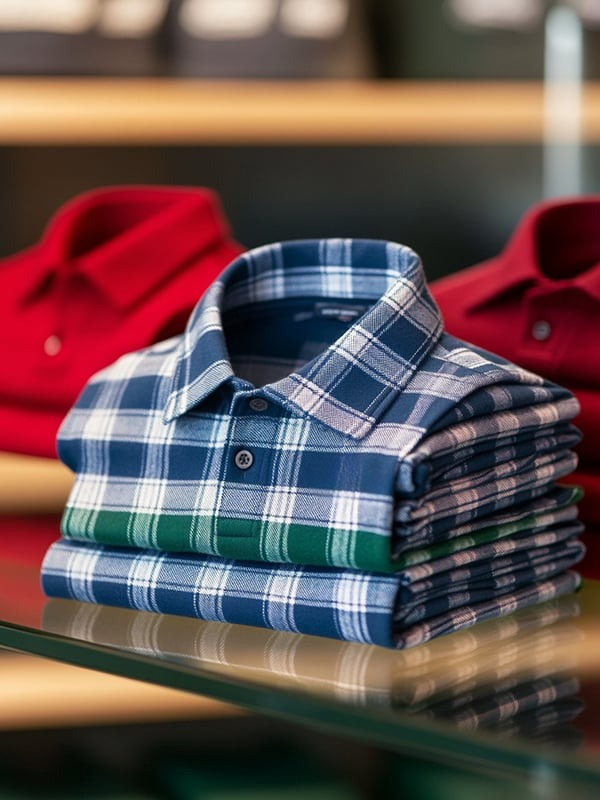 Camisa polo clásico ejecutivo Button de manga corta para hombre