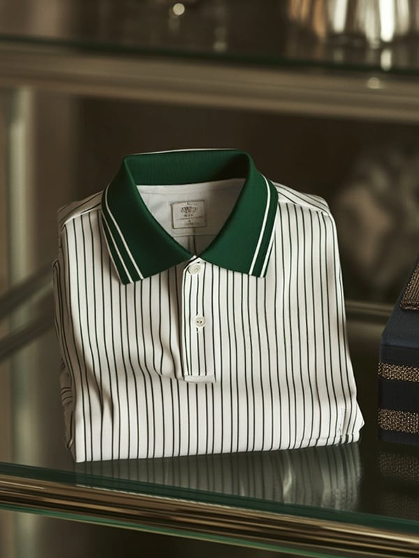 Camisa polo clásico ejecutivo Button de manga corta para hombre