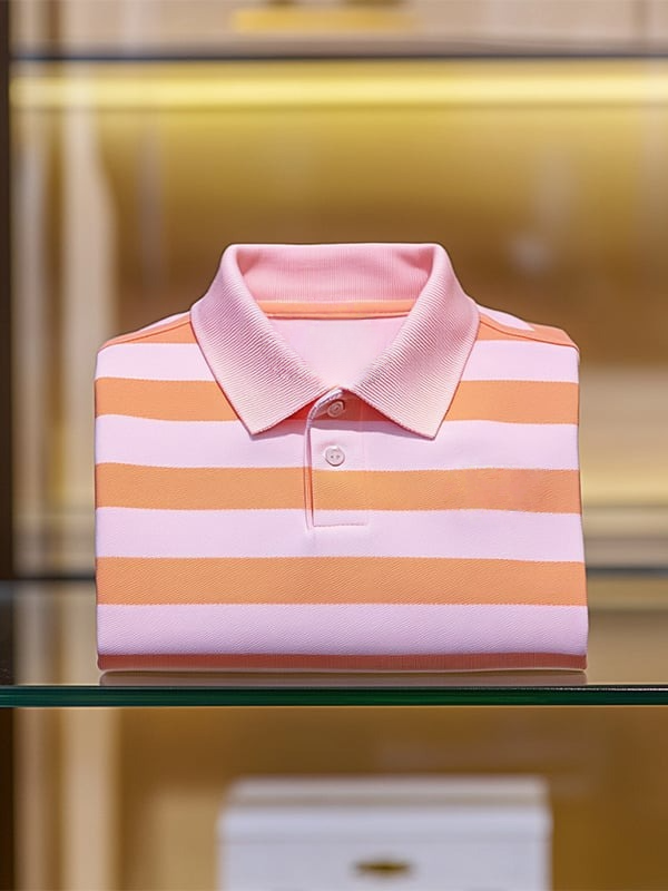 Camisa polo clásico ejecutivo Button de manga corta para hombre