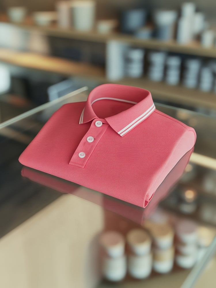 Camisa polo ejecutivo casual a rayas Button de manga corta para hombre